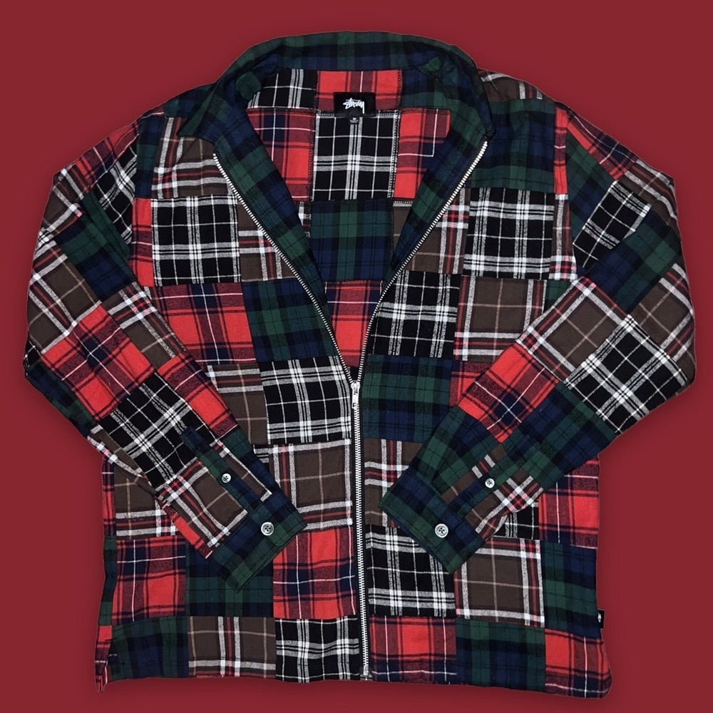 Stussy Patchwork Zip-up